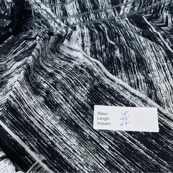 ❤️ LULULEMON Namaskar pants Heat Wave White Black B28 - Picture 14 of 16